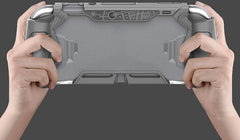 YONO Grip Case geschikt voor Nintendo Switch LITE - Ergonomische Console Hoesje met Screen Protector Glas - Beschermhoes Accessoires - Donkergrijs