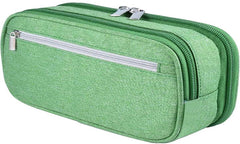 YONO Pennen Etui Large - Pennenzak voor Kinderen en Volwassenen - Schooletui voor Jongens en Meisjes - Back To School - Groen