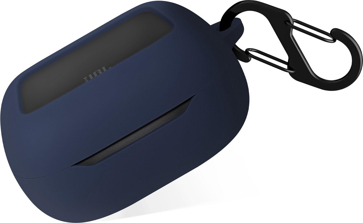 YONO Soft Case geschikt voor JBL Live Beam 3 / Buds 3 / Flex 3 - Siliconen Hoesje - Donkerblauw