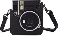 YONO Case geschikt voor Fujifilm Instax Mini 40 - Hoes met Draagriem - Cameratas - Zwart