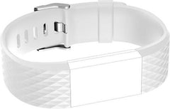 Special Edition Bandje Wit geschikt voor FitBit Charge 2 – Large