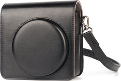 YONO Case geschikt voor Fujifilm Instax SQUARE SQ40 - Hoesje met Draagriem - Zwart