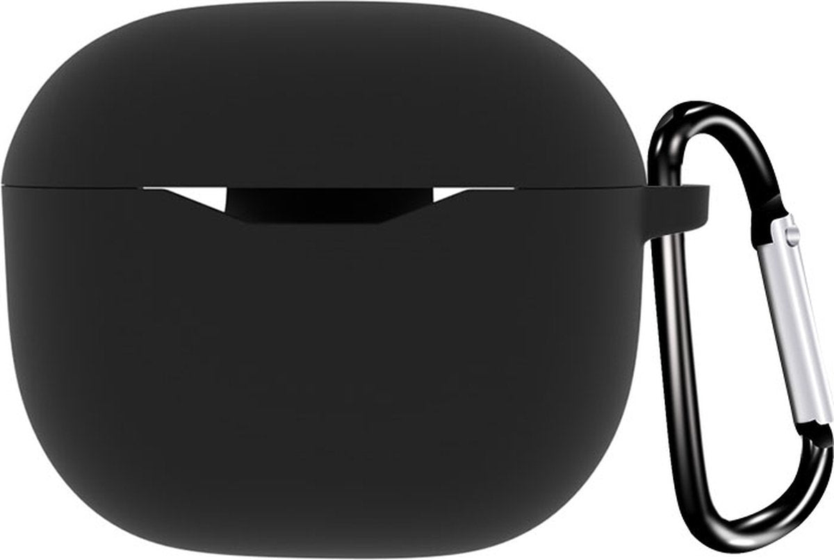 YONO Hoesje geschikt voor JBL Tune 125TWS – Siliconen Case – Zwart