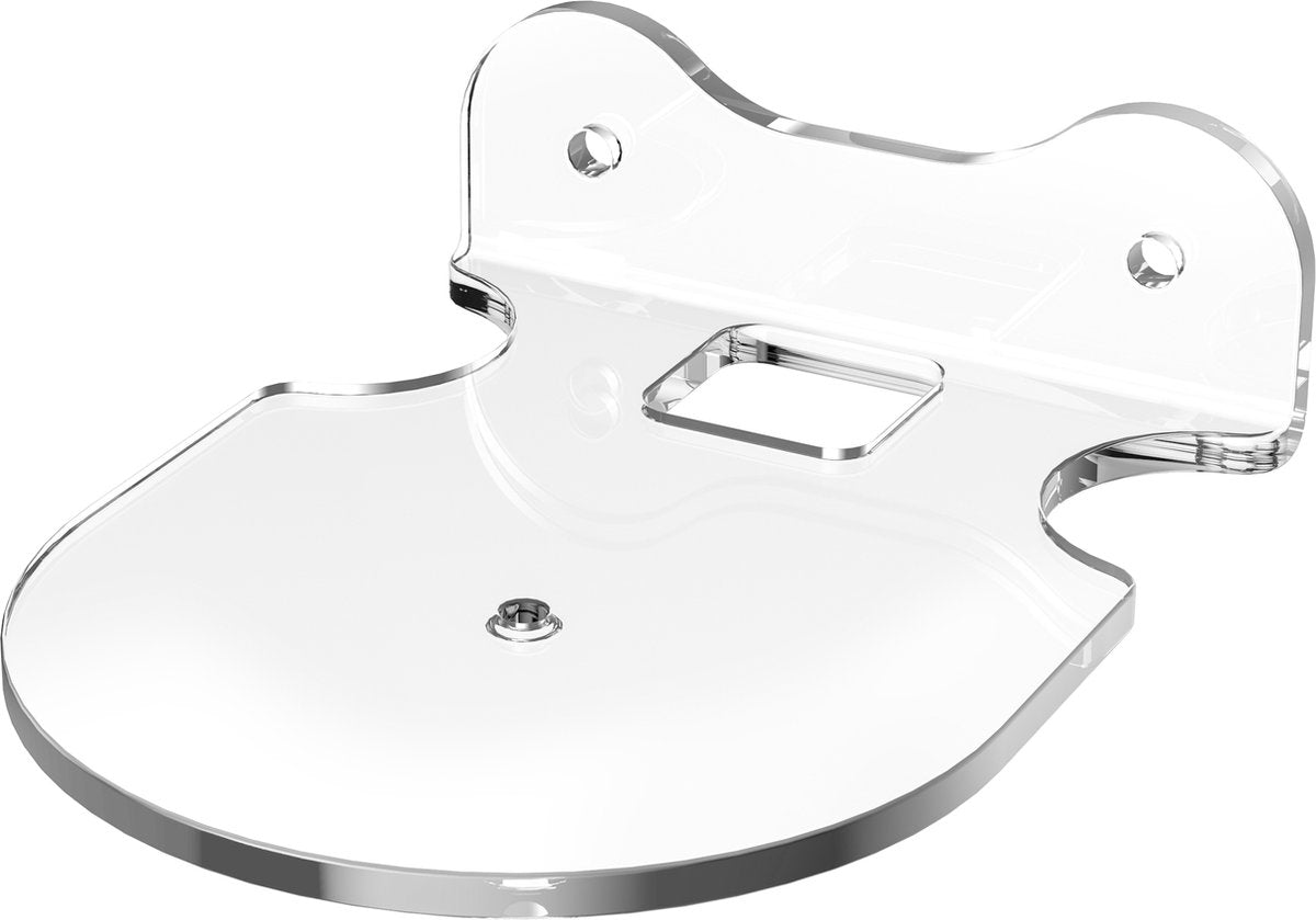 YONO Wandplank voor Smart Speaker - Wall Mount Universeel - Muurbeugel Houder Zwevend - Geschikt Voor Sonos Play / Google Nest Home Mini / Apple Homepod / Amazon Echo / IP Camera / Wifi Router - Transparant