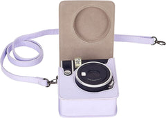 YONO Case geschikt voor Fujifilm Instax Mini 40 - Hoes met Draagriem - Cameratas - Lila