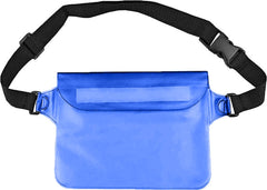 YONO Heuptasje Waterdicht - Fanny Pack Doorzichtig - Waterdichte Heuptas - Vakantie - Reizen - Festival - Dames en Heren - Blauw