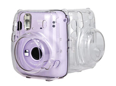 YONO Case geschikt voor Fujifilm Instax Mini 11 – Hoesje met Draagriem – Transparant