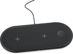 YONO Oplaadstation geschikt voor Apple - Draadloze Oplader iPhone / Airpods / iWatch - Docking Station met Wireless Charger - Zwart