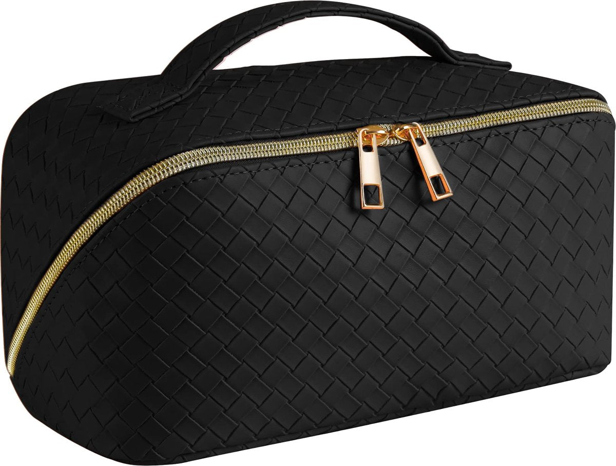 YONO Reis Make Up Tas - Toilettas Etui - Cosmetica Tas - Beauty Case Organizer - Large - Zwart