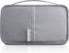 YONO Reis Portemonnee met Paspoort Houder - Documenten Organizer Hoesje - Kaarthouder Pasjes Tasje - Grijs