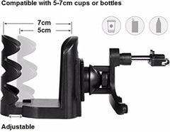 Bekerhouder voor in de auto // Verstelbare bekerhouder // Blikjeshouder // bekerhouder auto ventilatierooster - Zwart -
