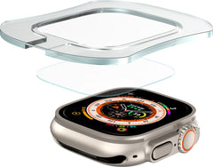 YONO Screen Protector Glas geschikt voor Apple Watch Ultra (49 mm) - Scherm Folie Bescherming - Transparant