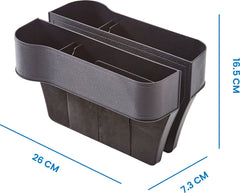 YONO Organizer met Bekerhouder Auto - Universele Autostoel Accessoires - Drankhouder - 2 stuks