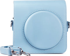 YONO Case geschikt voor Fujifilm Instax Square SQ1 - Hoes met Draagriem - Cameratas - Lichtblauw