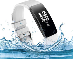 YONO Bandje geschikt voor Fitbit Inspire - HR - 2 - Siliconen - Wit - Large