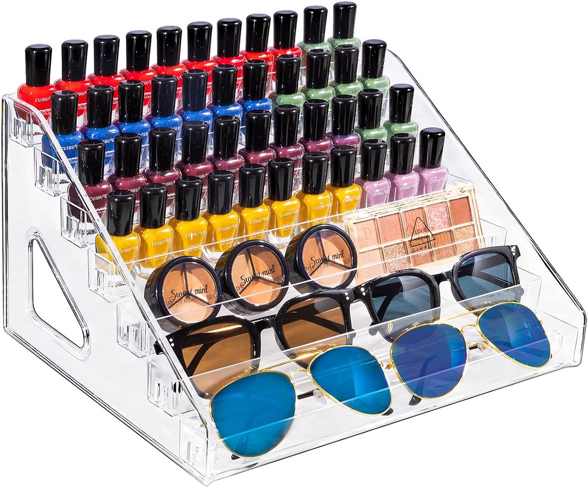 YONO Nagellak Organizer - Opbergen Display Rek - Transparant