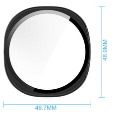 YONO Case geschikt voor Samsung Watch 8 44mm - 2 Stuks - Zwart en Transparant