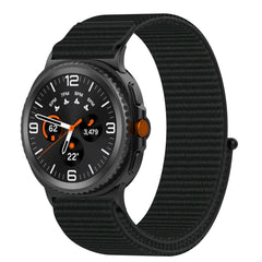 YONO Bandje Samsung Galaxy Watch 8 - 40/44mm - Classic - Nylon - Zwart