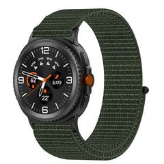 YONO Bandje Samsung Galaxy Watch 8 - 40/44mm - Classic - Nylon - Donkergroen