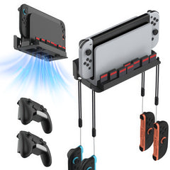 YONO Muurbeugel geschikt voor Nintendo Switch 2 - Wand Houder Accessoires - Zwart