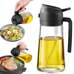 YONO Olijfolie Sprayer - 470ml - Glas - Navulbaar