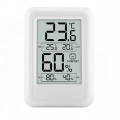 YONO Hygrometer Binnen - Luchtvochtigheidsmeter - Wit