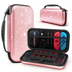 YONO Hard Case geschikt voor Nintendo Switch 2 - Glitter Roze