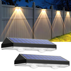 YONO Solar Buitenlamp met Bewegings Sensor - 2 Stuks