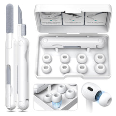 YONO Oordopjes Set met Cleaner Kit voor Airpods Pro - Wit