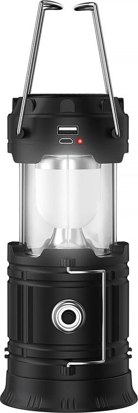 YONO LED Lantaarn Oplaadbaar - Camping Lamp - Kampeerlamp - Tentlamp - Windlicht - 1 Stuk