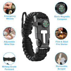 YONO Paracord Survival Armband Set - 2 Stuks