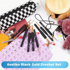 YONO Haaknaalden Ergonomisch met Softgrip - 9 Maten