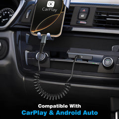 YONO Uitrekbare Krulkabel - USB C naar USB C - Geschikt voor Auto - 1.5 Meter