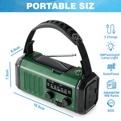 YONO Noodradio Solar Opwindbaar