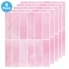 YONO Plaktegels - Zelfklevende Tegels - 5 Stuks - Roze