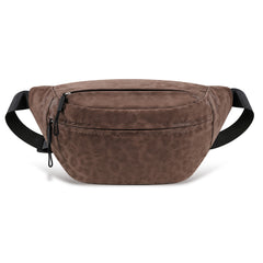 YONO Heuptas Dames - Fanny Pack Crossbody Tas - Vegan Leer - Bruin