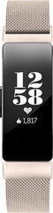 YONO Bandje geschikt voor Fitbit Inspire - HR - 2 - Milanees - Champagne – Large