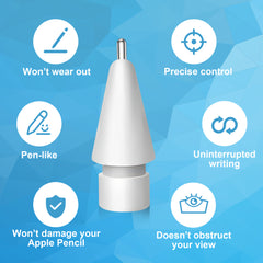 YONO Tips voor Apple Pencil 1e/2e Generatie - 4-Pack