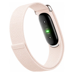 YONO Bandje geschikt voor Google Fitbit Air - Nylon Armband - Lichtroze