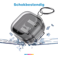 YONO Hoesje geschikt voor Samsung Galaxy Buds 4 / 4 Pro - Transparant