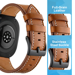 YONO Bandje geschikt voor Samsung Galaxy Watch 8 - Leer - Bruin