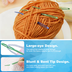 YONO Rijgnaalden en Wolnaalden Set – 36-delig