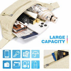 YONO Heuptas Dames - Crossbody Tas - Beige