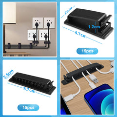 YONO Kabel Organiser Set - 300 Stuks