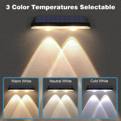 YONO Solar Buitenlamp met Bewegings Sensor - 2 Stuks