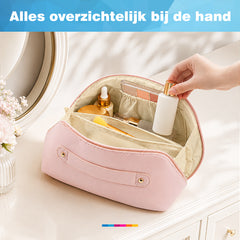 YONO Toilettas Dames - Make-up Tas - Cosmetica Organizer - Roze