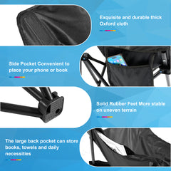 YONO Campingstoel Opvouwbaar