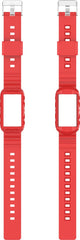 YONO Siliconen Shock Proof Bandje - Geschikt voor Fitbit Charge 6 / 5 / 4 / 3 - Rood