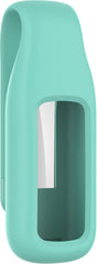 YONO Siliconen Clip Case geschikt voor Fitbit Luxe - Hoesje - Turquoise