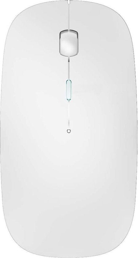 YONO Draadloze Muis met Bluetooth - Oplaadbaar - Geschikt voor Laptop, PC en Mac - Wit
